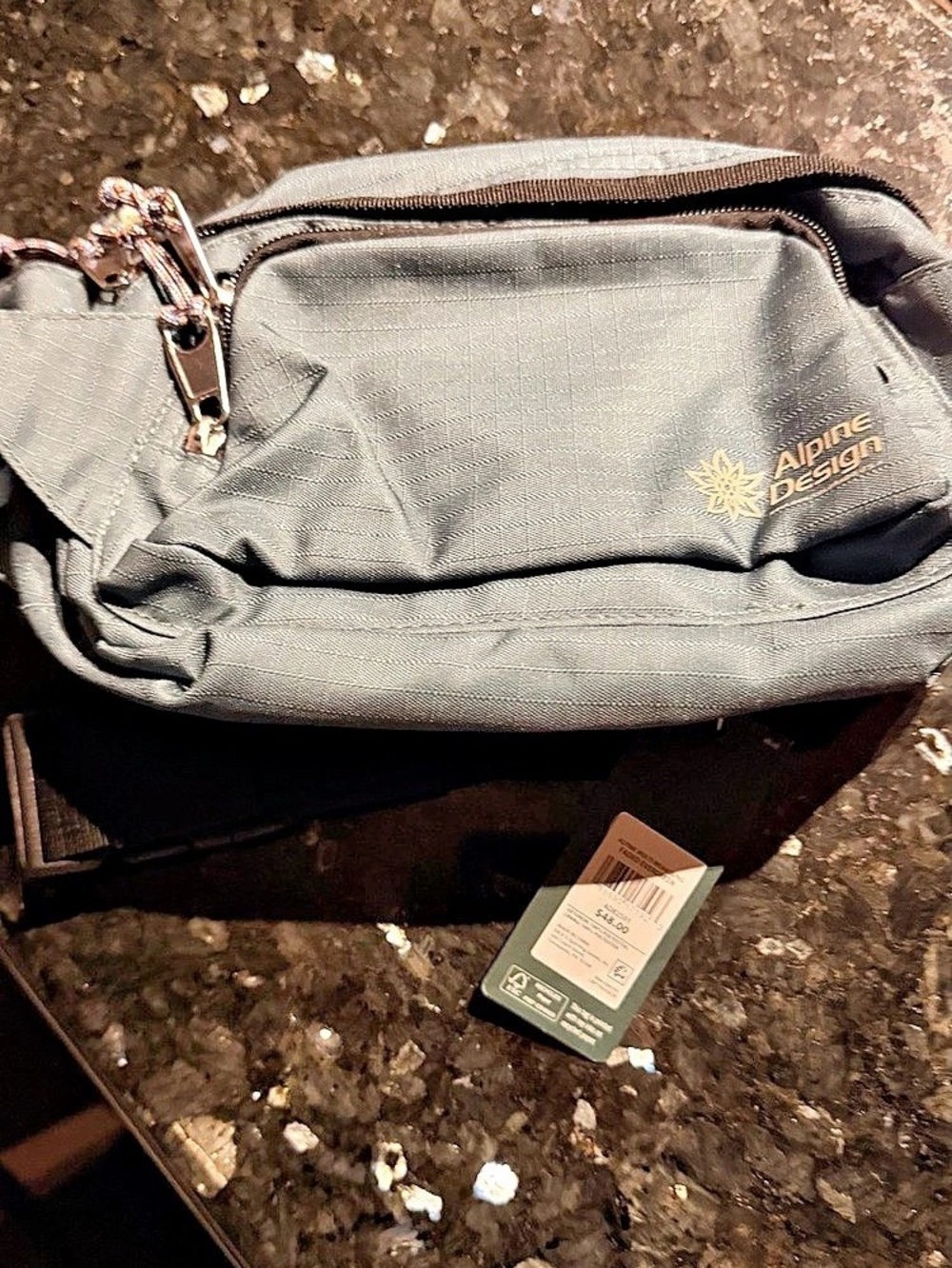 Alpine Design Multiwear Sling Bag in Gray & Black